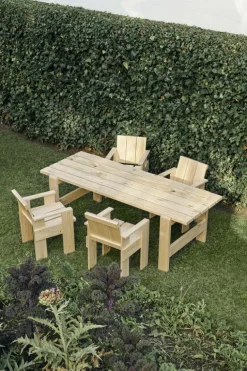 HAY Crate dining chair, lacquered pinewood