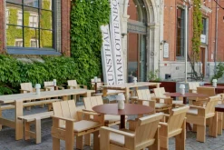 HAY Crate dining chair, lacquered pinewood