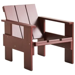 HAY Crate lounge chair, iron red