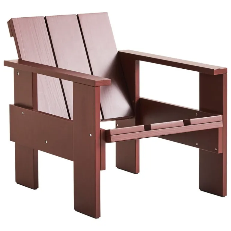 HAY Crate lounge chair, iron red