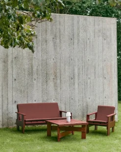 HAY Crate lounge chair, iron red