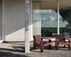 HAY Crate lounge chair, iron red