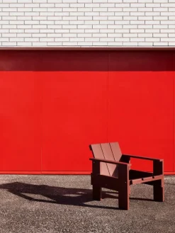 HAY Crate lounge chair, iron red