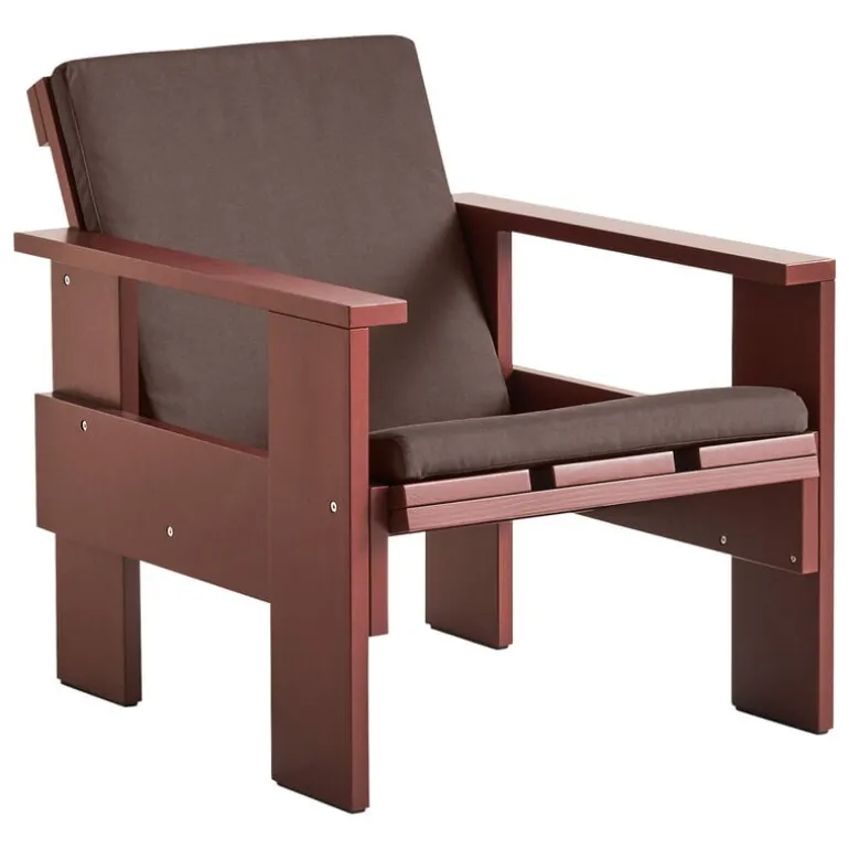 HAY Crate lounge chair, iron red