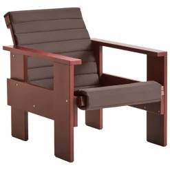 HAY Crate lounge chair, iron red