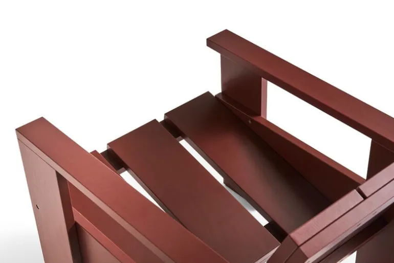 HAY Crate lounge chair, iron red