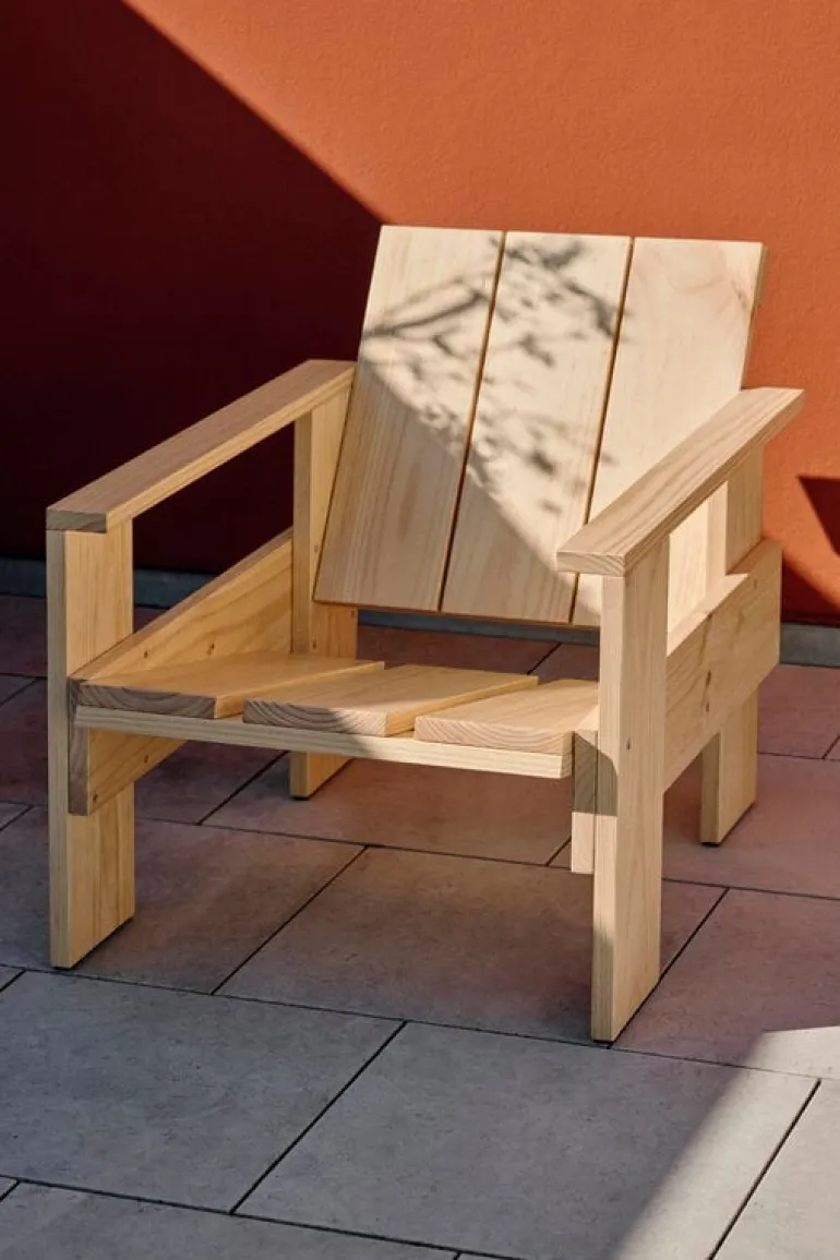 HAY Crate lounge chair, lacquered pinewood