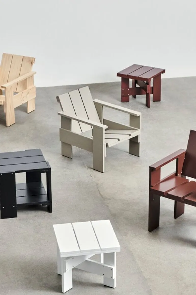 HAY Crate lounge chair, lacquered pinewood