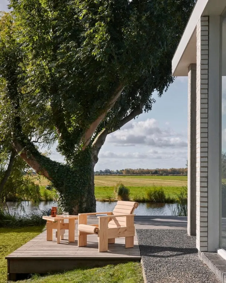 HAY Crate lounge chair, lacquered pinewood