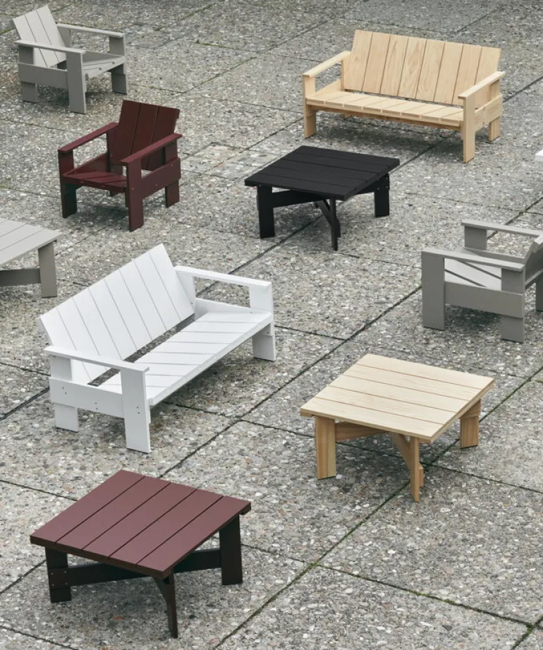 HAY Crate lounge chair, London fog