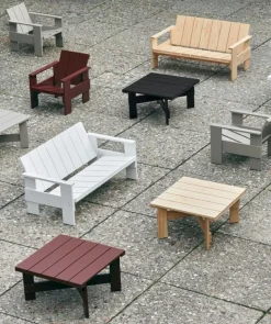 HAY Crate lounge sofa, lacquered pine