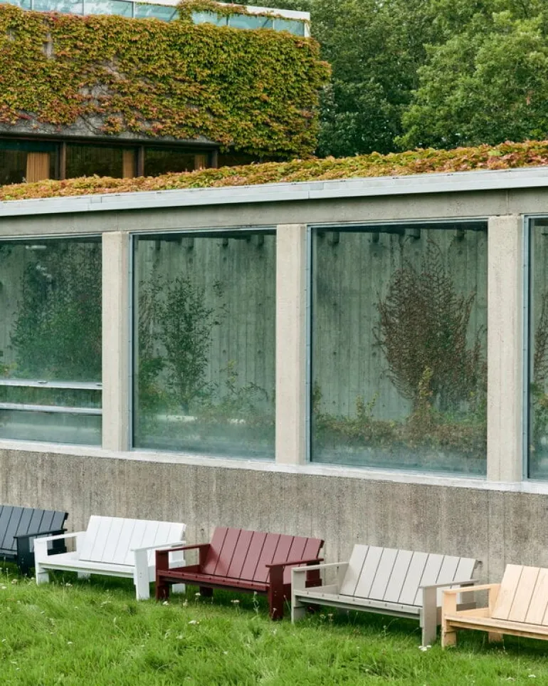 HAY Crate lounge sofa, lacquered pine