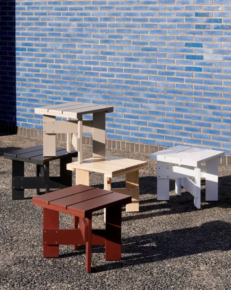 HAY Crate Low table, 45 x 45 cm, black