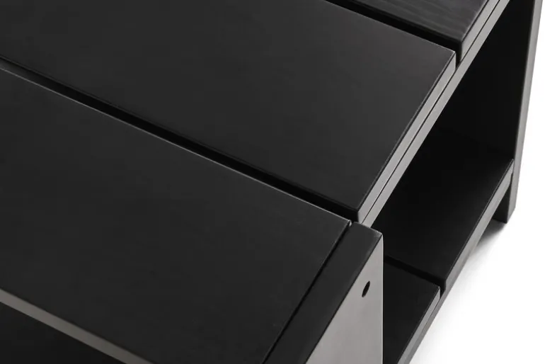 HAY Crate Low table, 45 x 45 cm, black