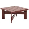 HAY Crate low table, 75,5 x 75,5 cm, iron red