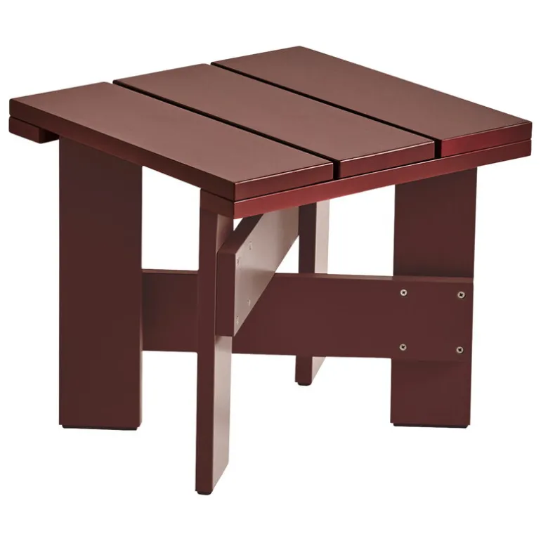 HAY Crate low table, 45 x 45 cm, iron red