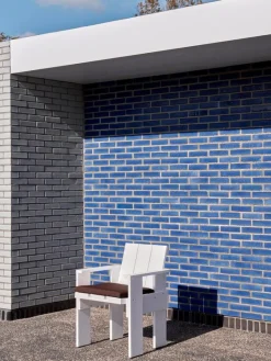 HAY Crate seat cushion for dining chair, iron red