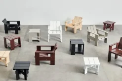 HAY Crate side table, 49,5 x 49,5 cm, London fog