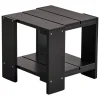 HAY Crate side table, 49,5 x 49,5 cm,  black