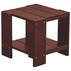 HAY Crate side table, 49,5 x 49,5 cm, iron red