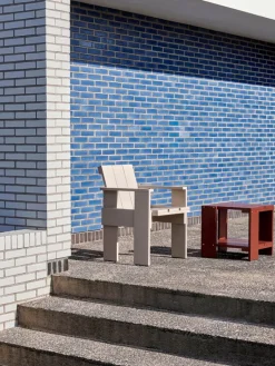 HAY Crate side table, 49,5 x 49,5 cm, iron red