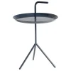 HAY DLM table, deep blue, high gloss