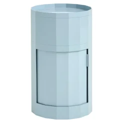 HAY Facet cabinet, high, misty blue