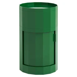 HAY Facet cabinet, high, spinach green