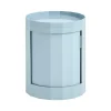 HAY Facet cabinet, low, misty blue