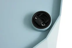 HAY Facet cabinet, low, misty blue