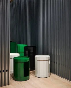 HAY Facet cabinet, low, spinach green