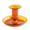 HAY Flare candleholder, amber