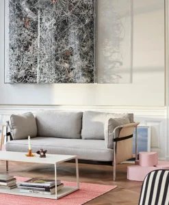 HAY Flare candleholder, amber