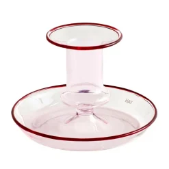 HAY Flare candleholder, pink