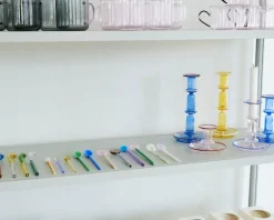 HAY Flare candleholder, pink