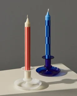 HAY Flare candleholder, white