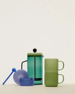 HAY French press brewer, aqua