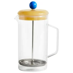 HAY French press brewer, clear - yellow