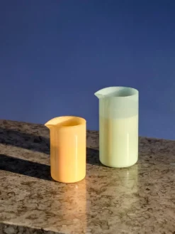 HAY Glass jug, S, jade light yellow