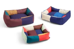 HAY HAY Dogs bed, L, burgundy - green