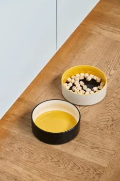 HAY HAY Dogs bowl, L, yellow - blue