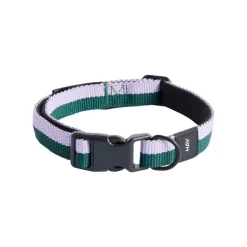HAY HAY Dogs collar, flat, S-M, lavender - green