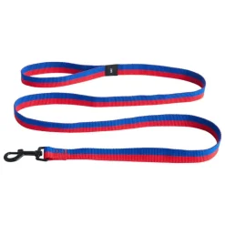 HAY HAY Dogs leash, flat, M-L, red - blue