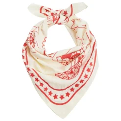 HAY HAY Dogs scarf, 55 x 55 cm, off-white