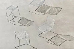 HAY Hee lounge chair, galvanized