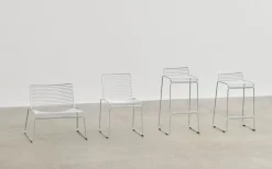 HAY Hee lounge chair, galvanized