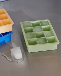 HAY Ice cube tray,  square, XL, peach