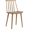 HAY J77 chair, dark oiled oak