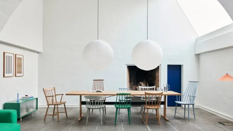 HAY J41 chair, warm grey