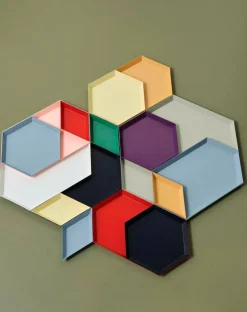 HAY Kaleido tray M, dusty blue